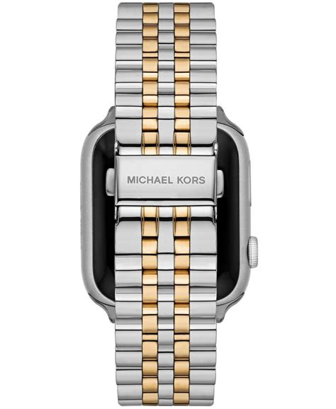 michael kors app watch|two tone Apple Watch strap.